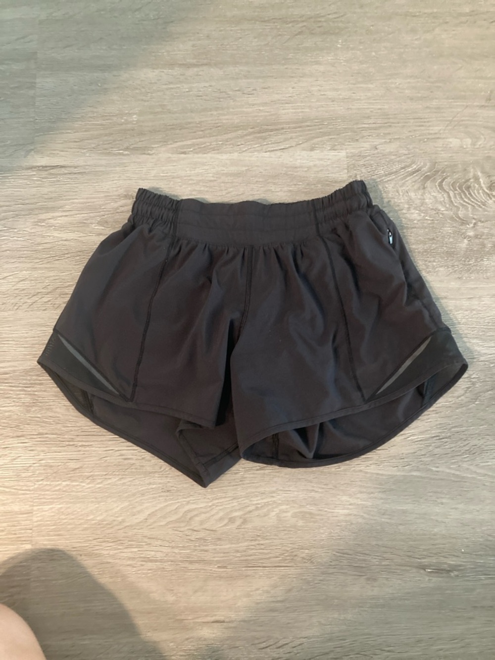 lululemon athletica Black Women's Two-Layer Running Shorts